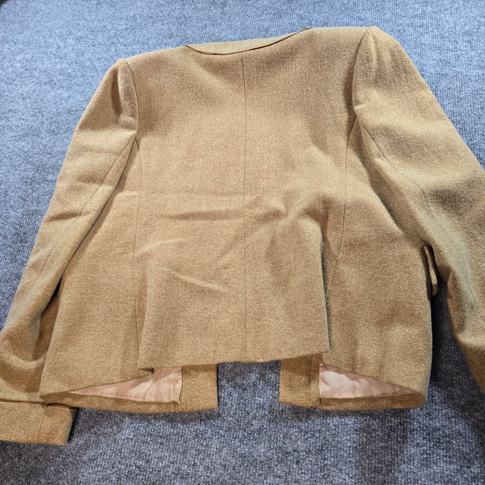 Vintage Style Camel Embroidered Blazer Womens S Boho Statement Jacket - Picture 7 of 8